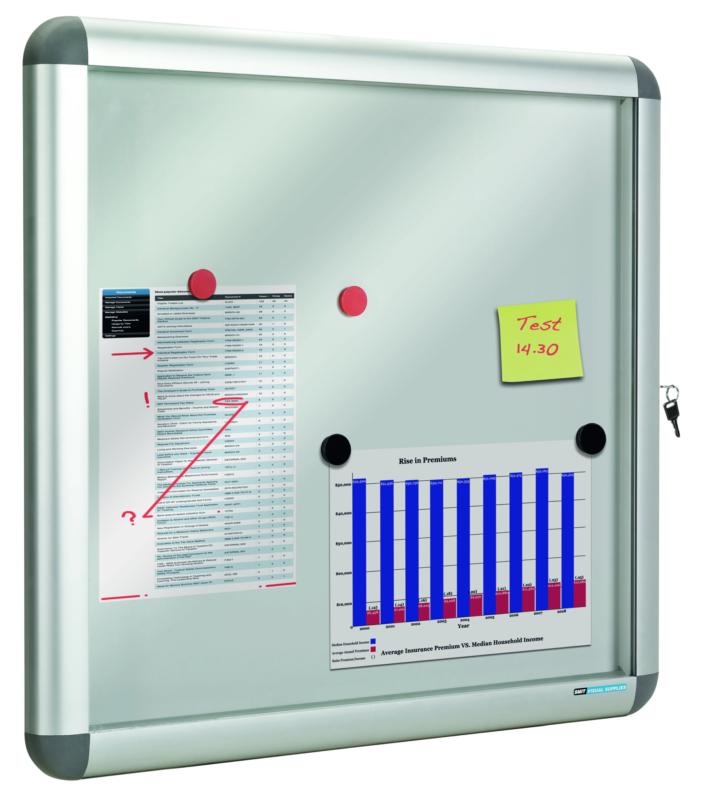 Binnen-buitenvitrine-Rondo-vleugeldeur-8xA4-70x95cm